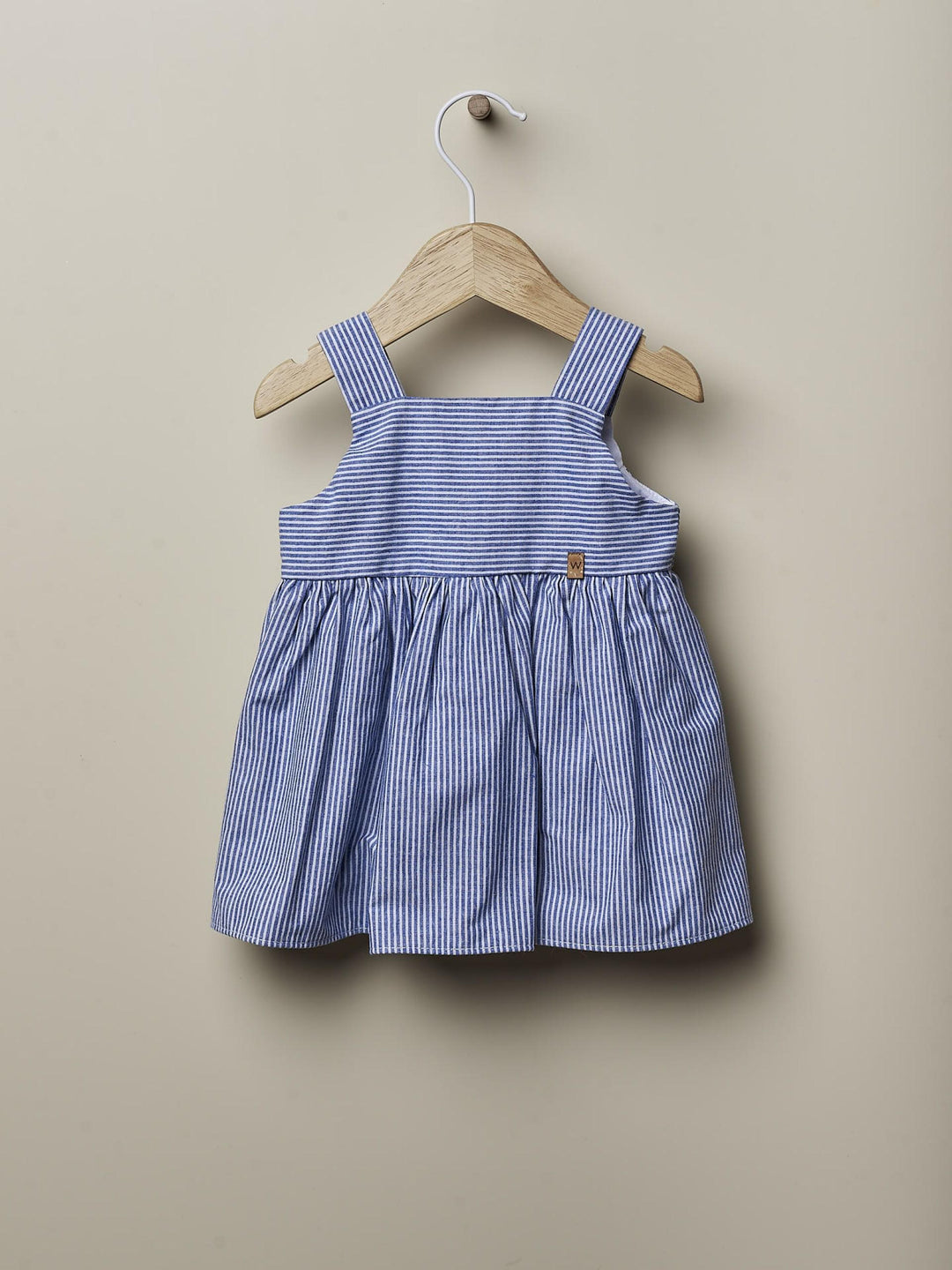 Abito in denim con righe 09704R 90 WEDOBLE 