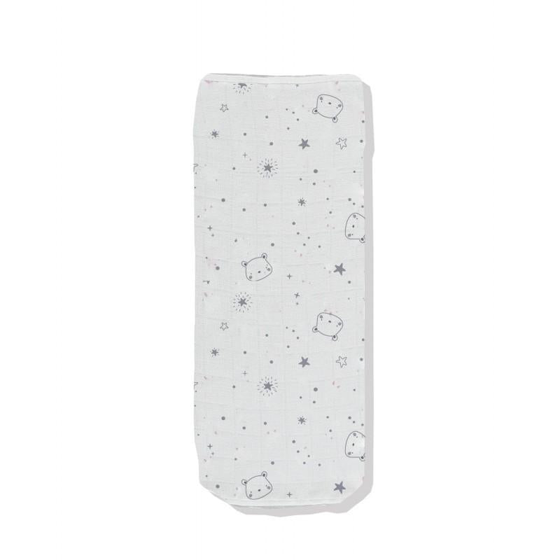 Mussola con microfantasia orsetti grigio 6875/05 GR BABIDU 