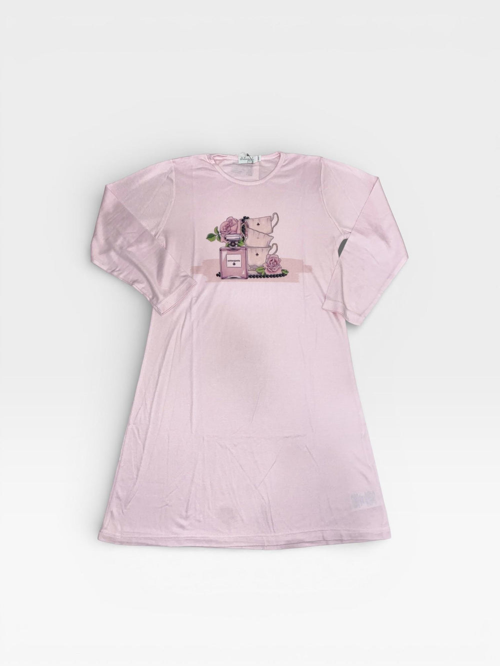 Camicia da notte in modal con stampa profumo 6132A04 20# Sottocoperta R. 