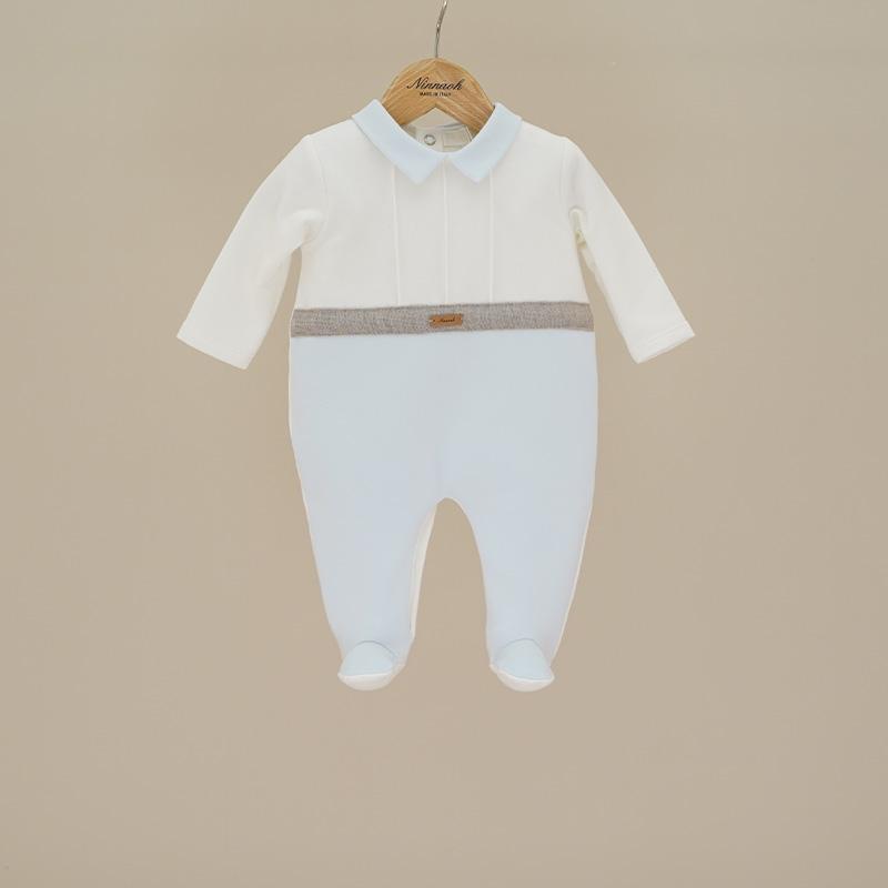 Tutina bicolore in caldo cotone T228 CE NINNAOH 