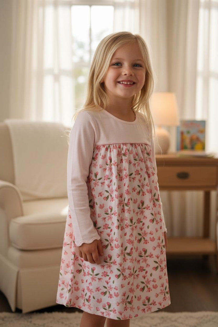Camicia da notte in modal a fantasia floreale 25943 R0 STORY LORIS 