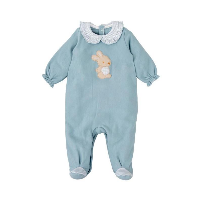 Tutina in caldo cotone con coniglietto 15127 CE BABIDU 