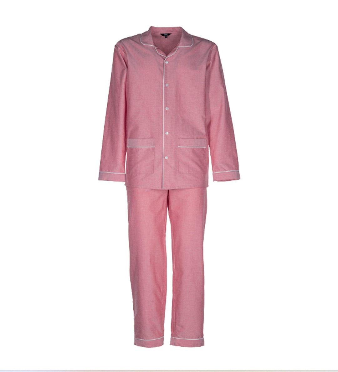 Pigiama lungo in oxford bordeaux CHARLY UCL/2 520 GOLD 