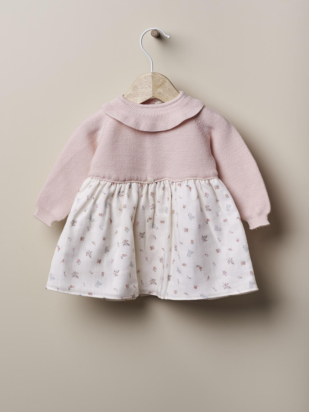 Abito a maniche lunghe con stampa floreale 02404A 02 WEDOBLE 