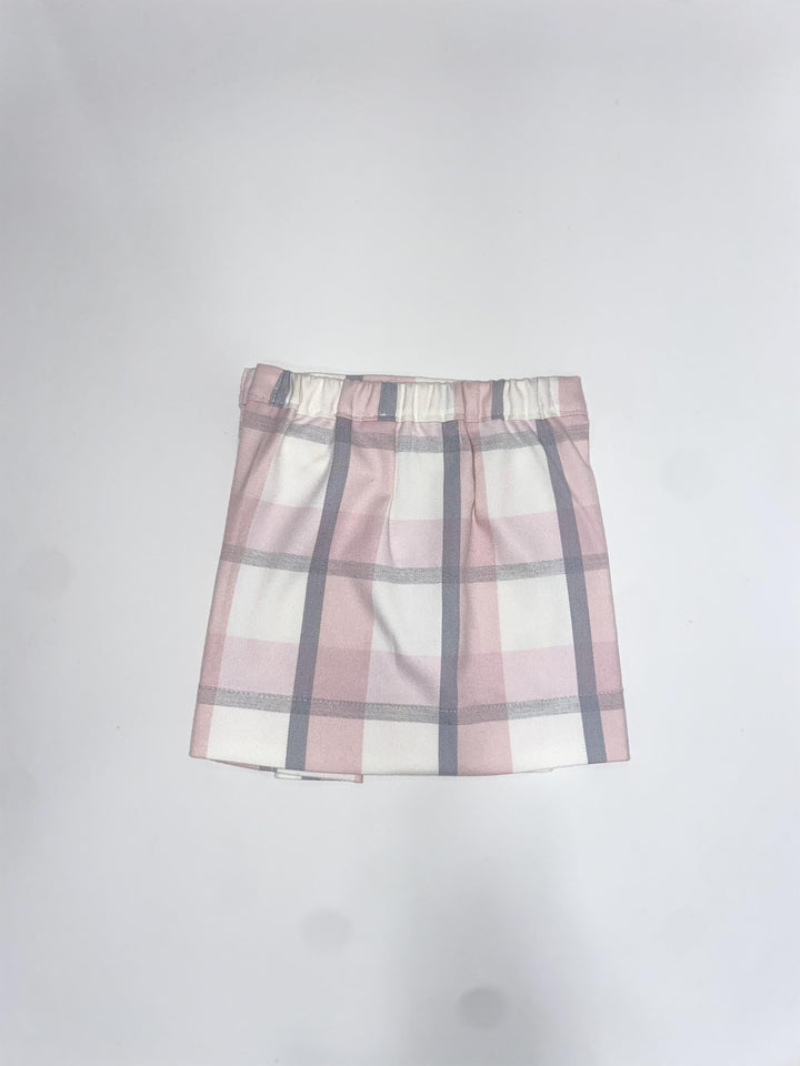 Gonna in flanella a quadri rosa MARIKA 15 Mantì 