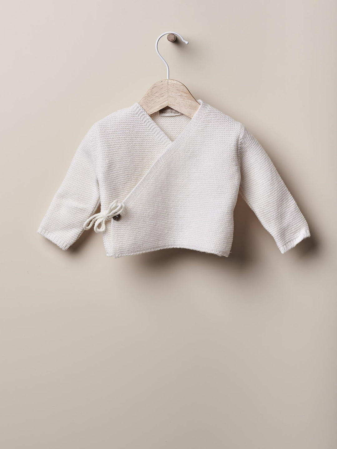 Cardigan doppiopetto lavorato a maglia in lana 04308D 03 WEDOBLE 
