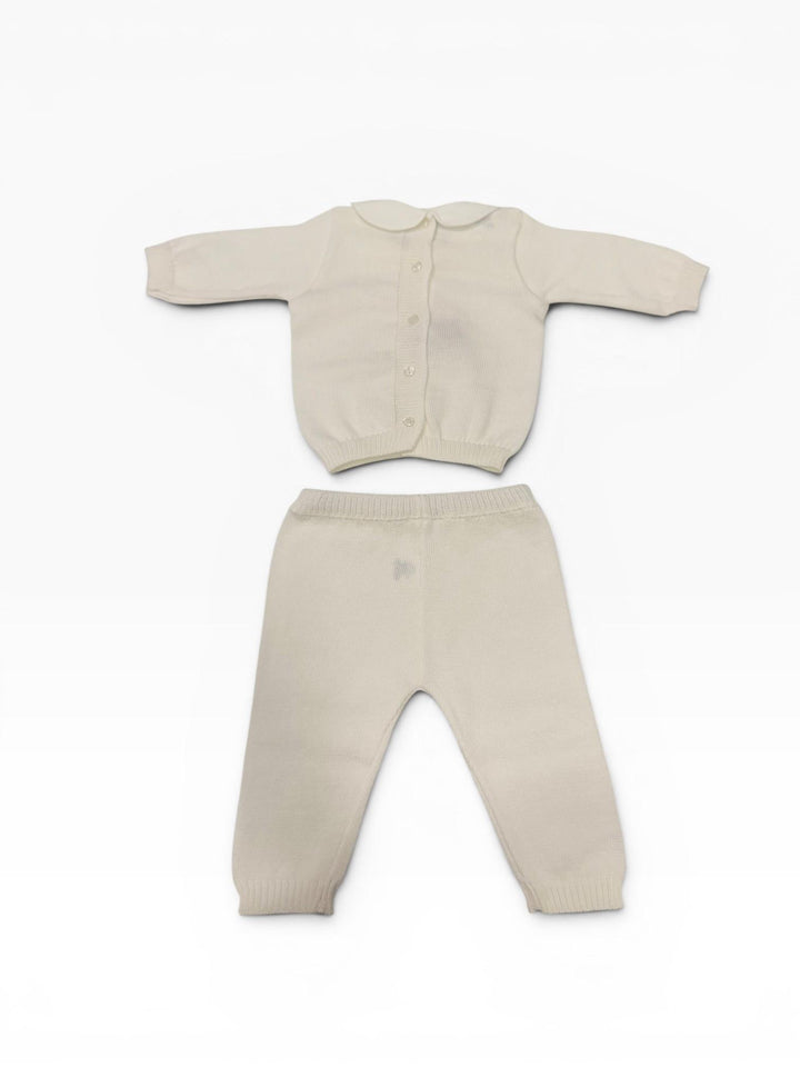 Completo in filo a treccina bianco 564 BI BABY Lord 