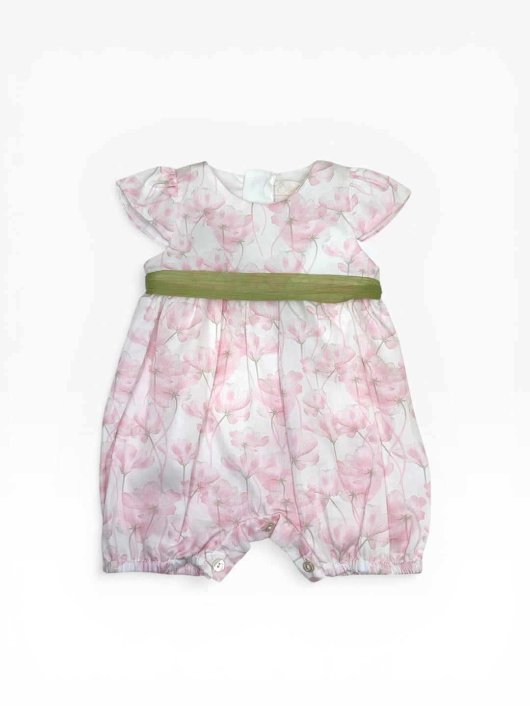 Pagliaccetto a fiori con fascia in tulle P58 RO NINNAOH 