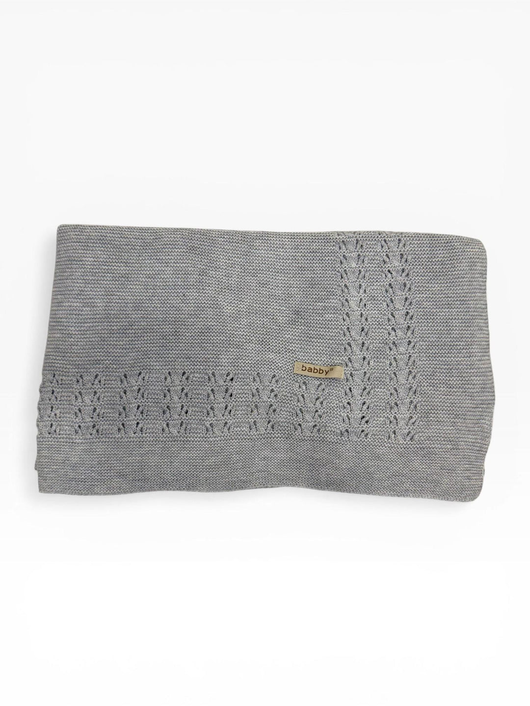 Copertina in filo traforato grigio 26122 30 Babby 