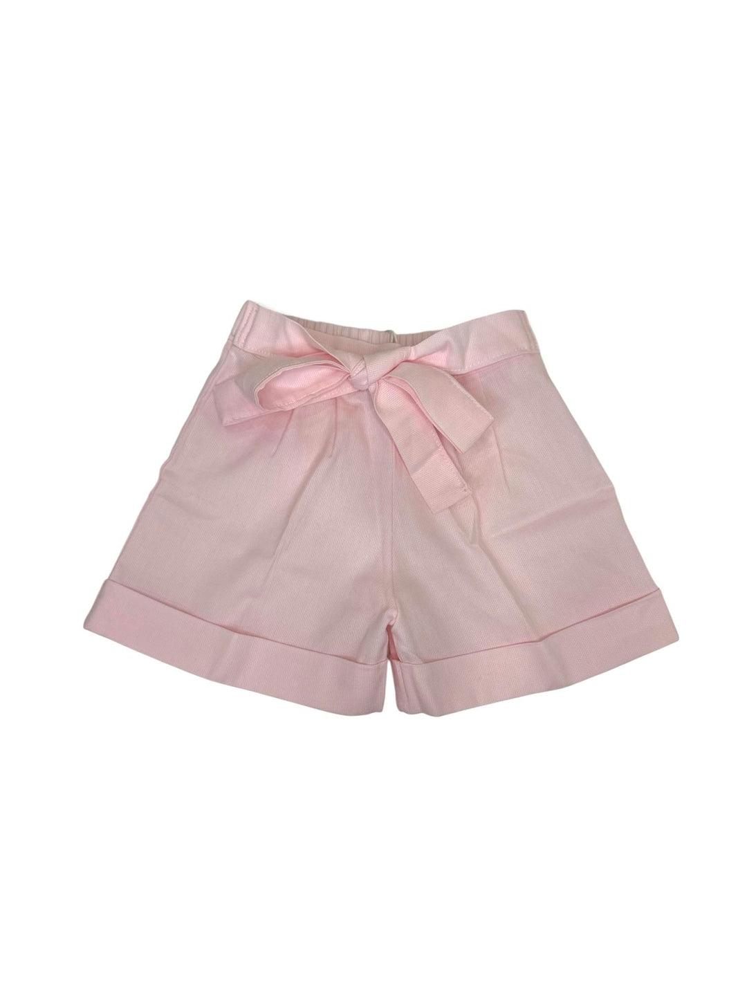 Pantaloncino in piquet rosa con fiocco GAIA 26 Mantì 