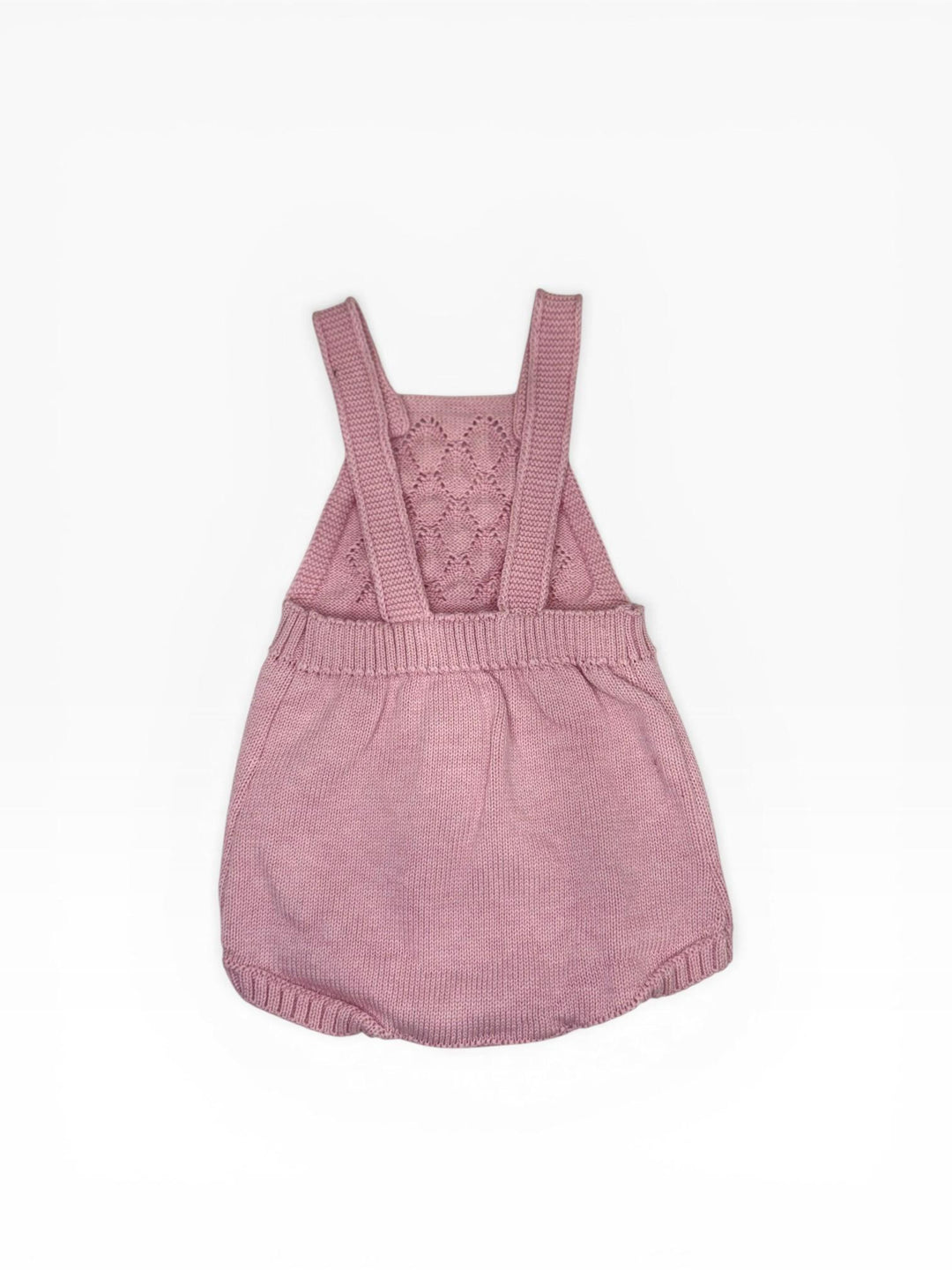 Salopette corta in filo rosa 26104 80 Babby 