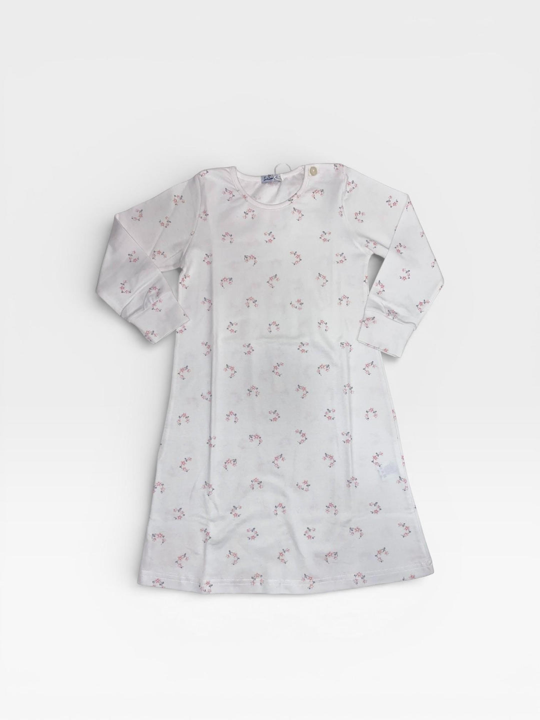 Camicia da notte in caldo cotone con microfiori FSI 9132I00 012## SOTTOCOPERTA 