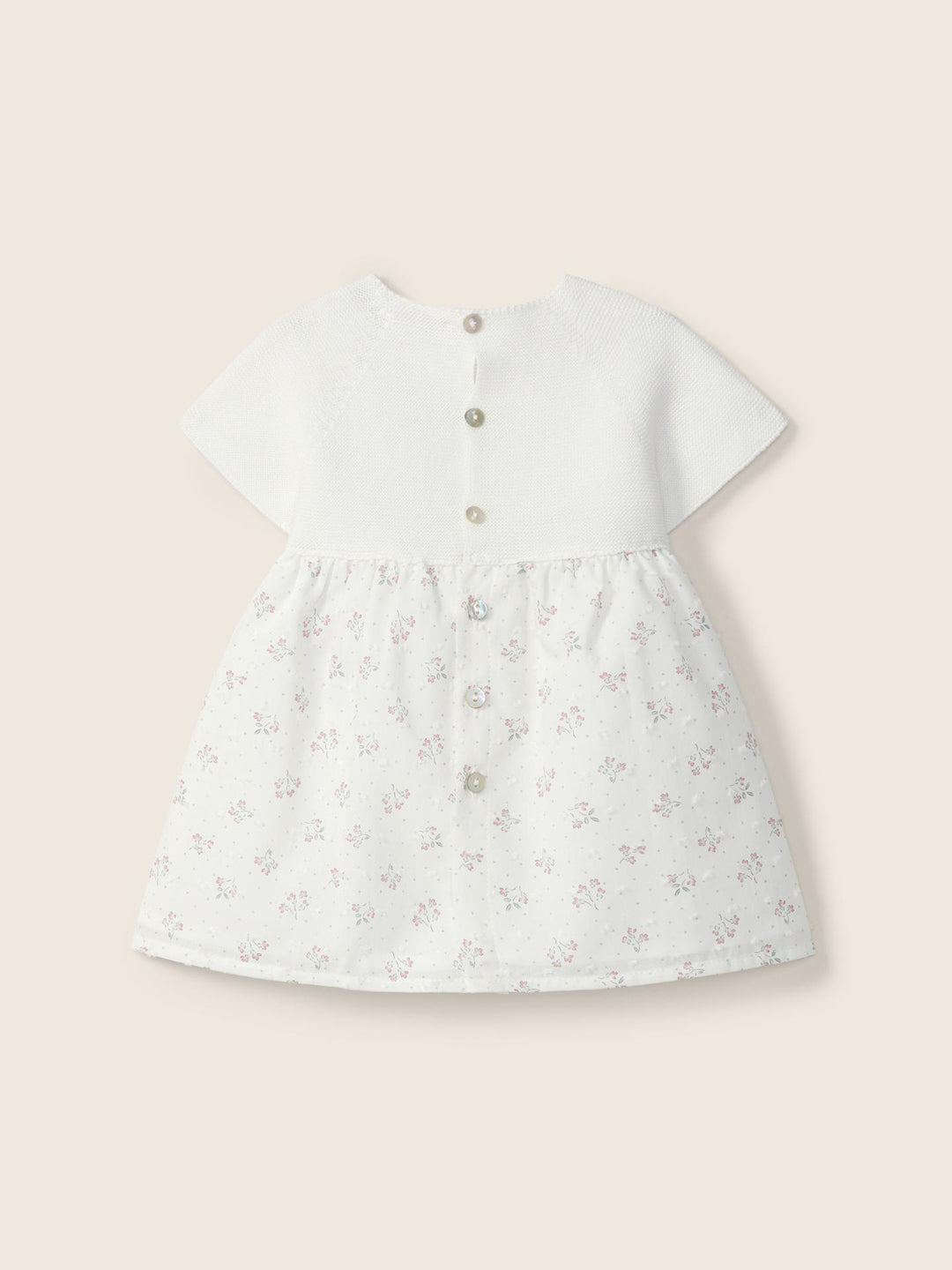 Abito in filo a maniche corte con stampa floreale 01404A 90 WEDOBLE 