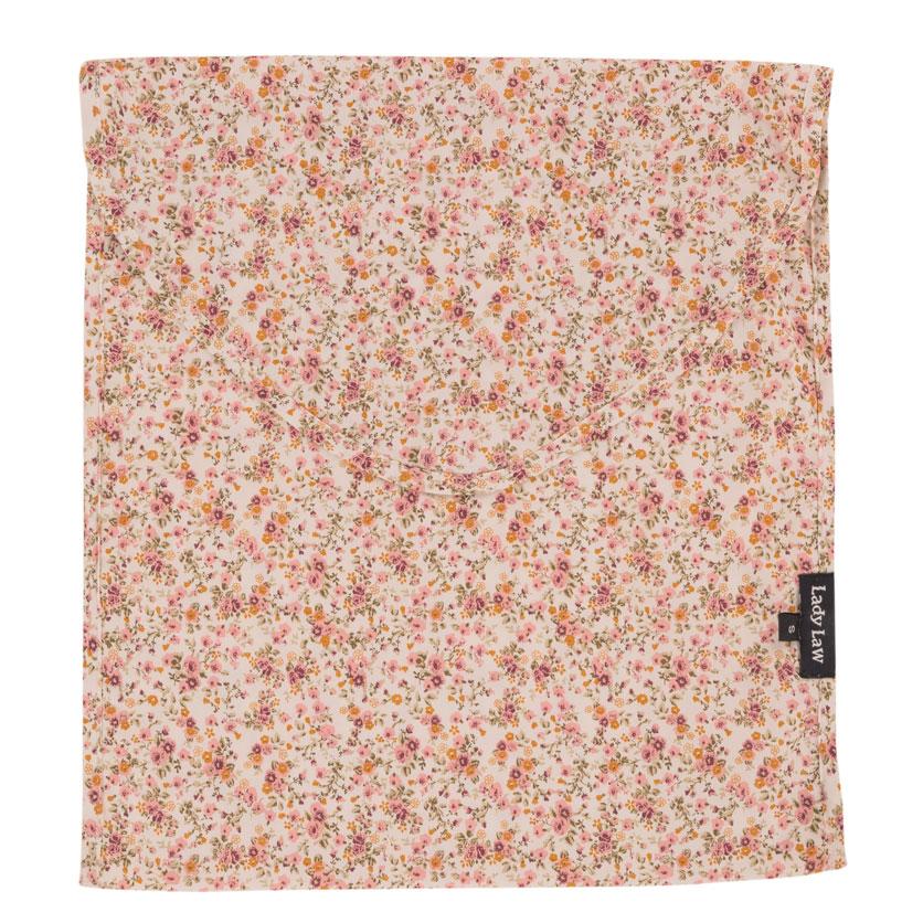 Pigiama donna lungo in cotone fiori rosa LUCY DFL 070 GOLD 