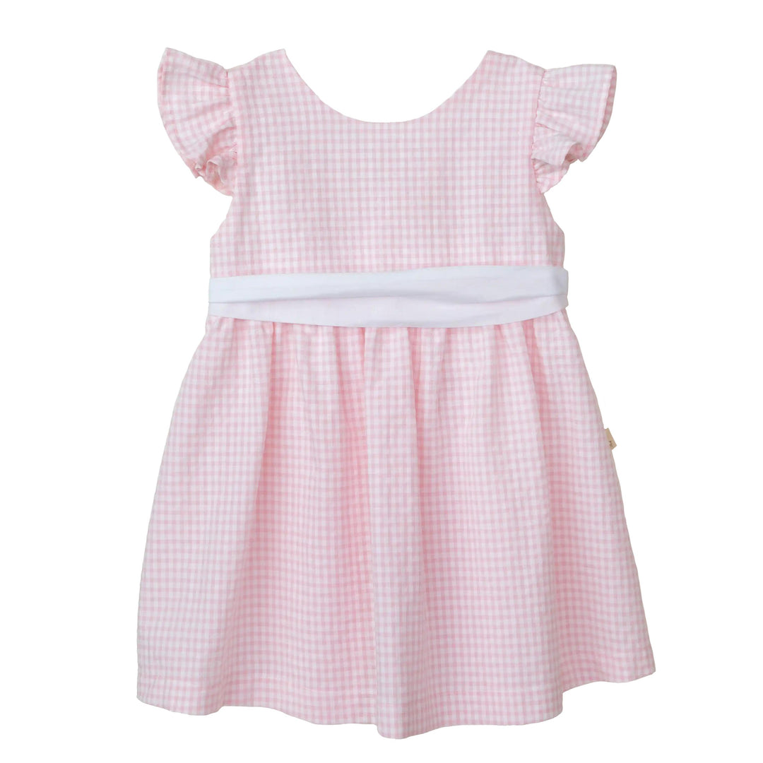 Abito vichy rosa VY86G RO Baby gi 