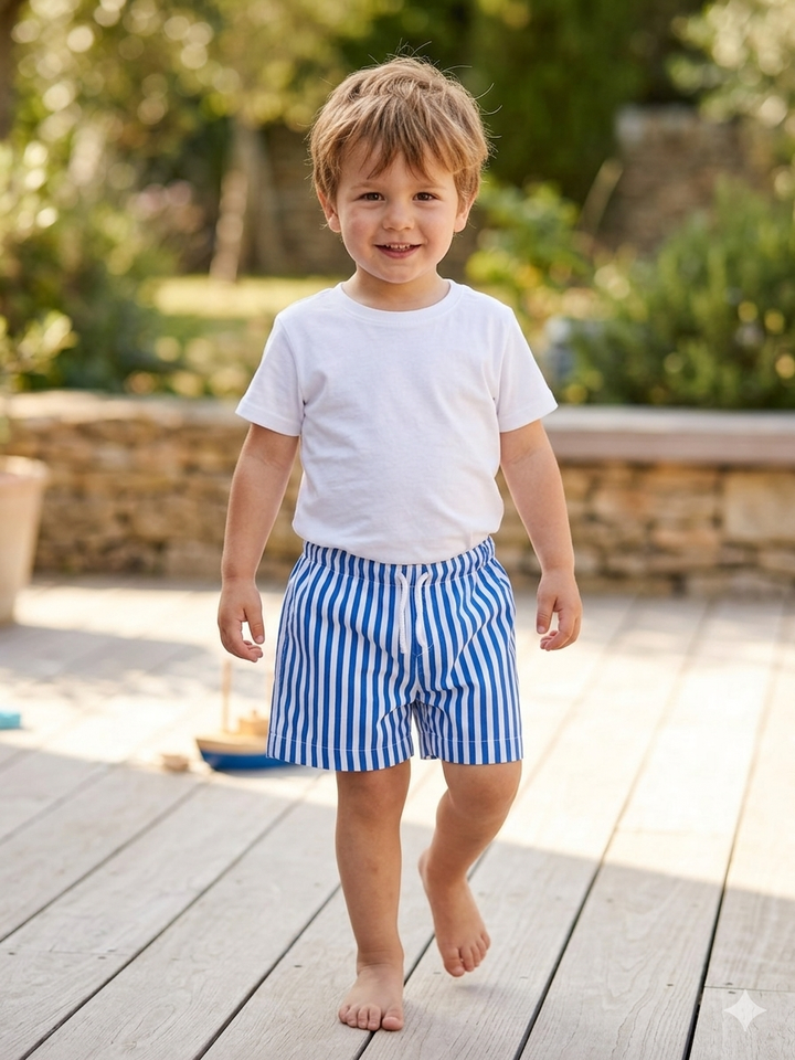 Pantaloncino in cotone con coulisse ANDREA 82 Mantì 