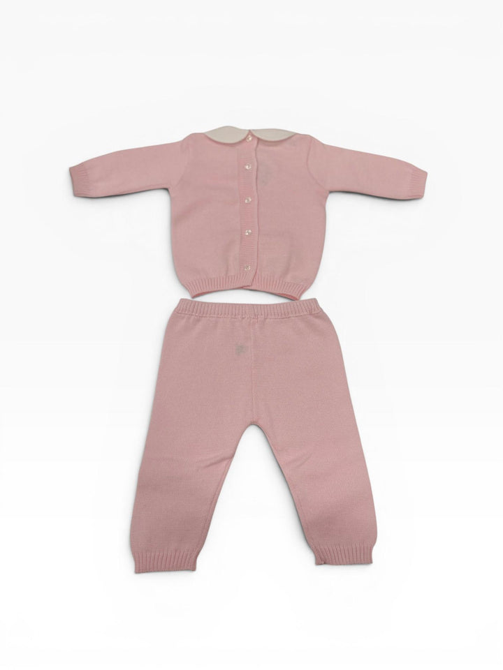 Completo in filo a treccina rosa 564 RO BABY Lord 