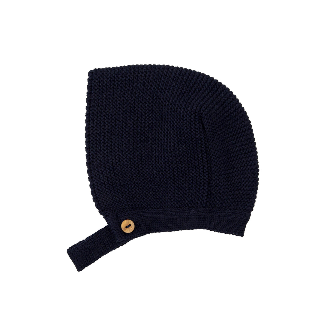 Cappotto in maglia doppiopetto tinta unita<BR/> 22759 BL BABIDU 