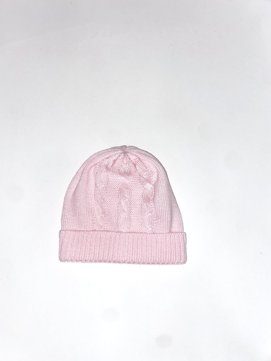 Cappellino in lana rosa con trecce 643 RO BABY Lord 