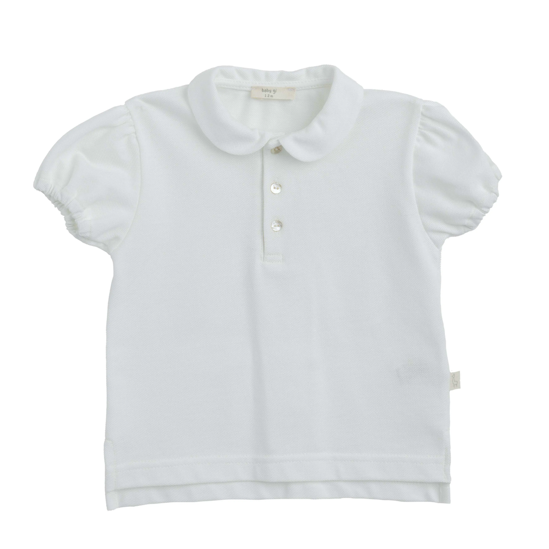 Polo piquè panna PL173GMC LA Baby gi 