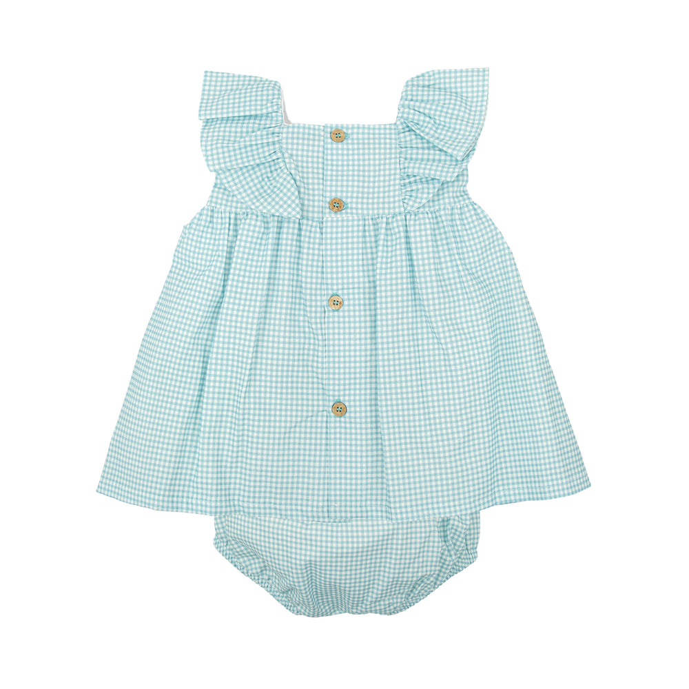 Completo due pezzi in vichy 93424F BV BABIDU 