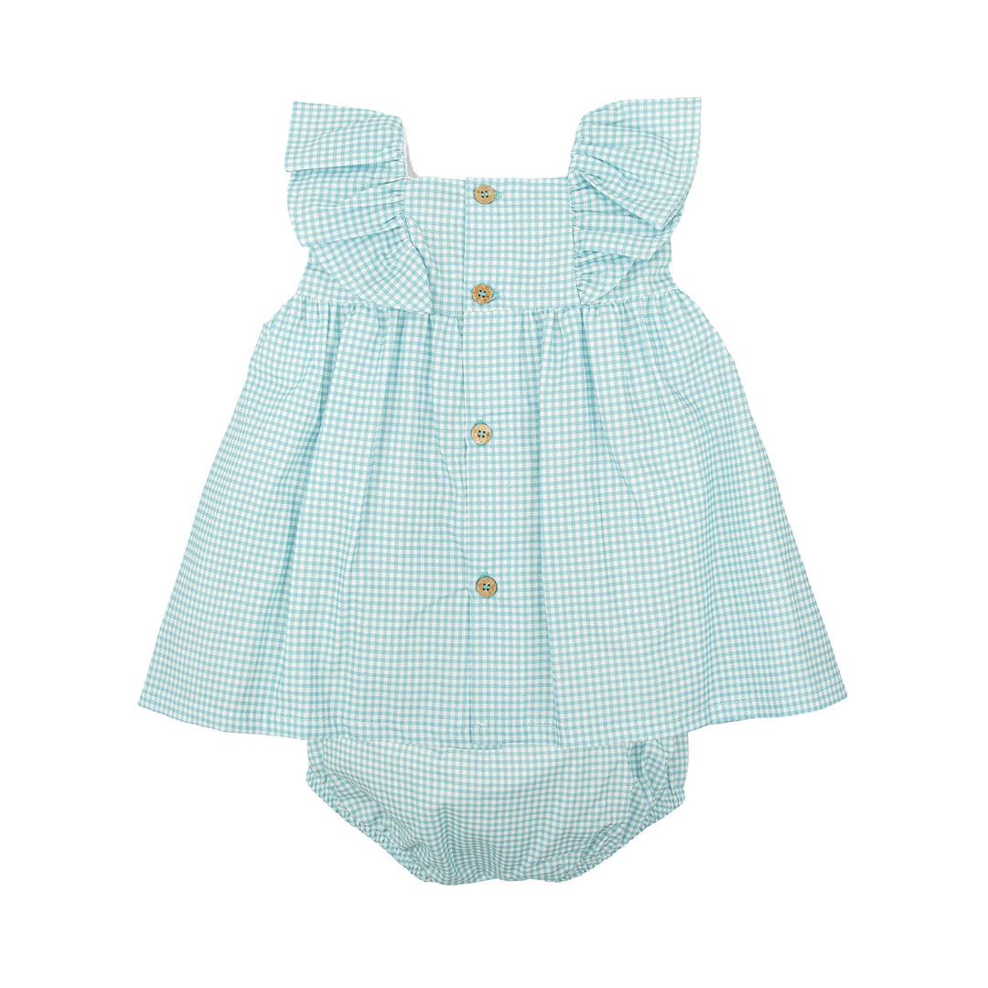 Completo due pezzi in vichy 93424F BV BABIDU 