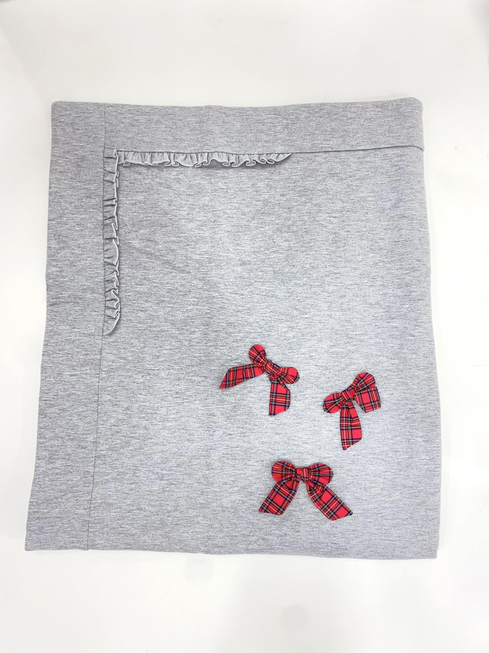 Copertina in caldo cotone con fiocchi scozzesi 9069 GRS PERDIPIU' 