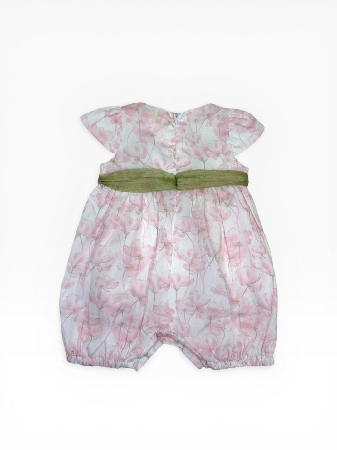 Pagliaccetto a fiori con fascia in tulle P58 RO NINNAOH 