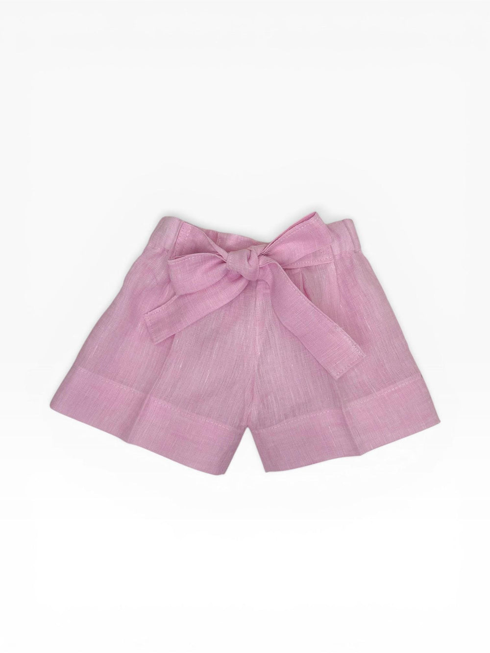 Pantaloncini in lino con fiocco GAIA 84 Mantì 
