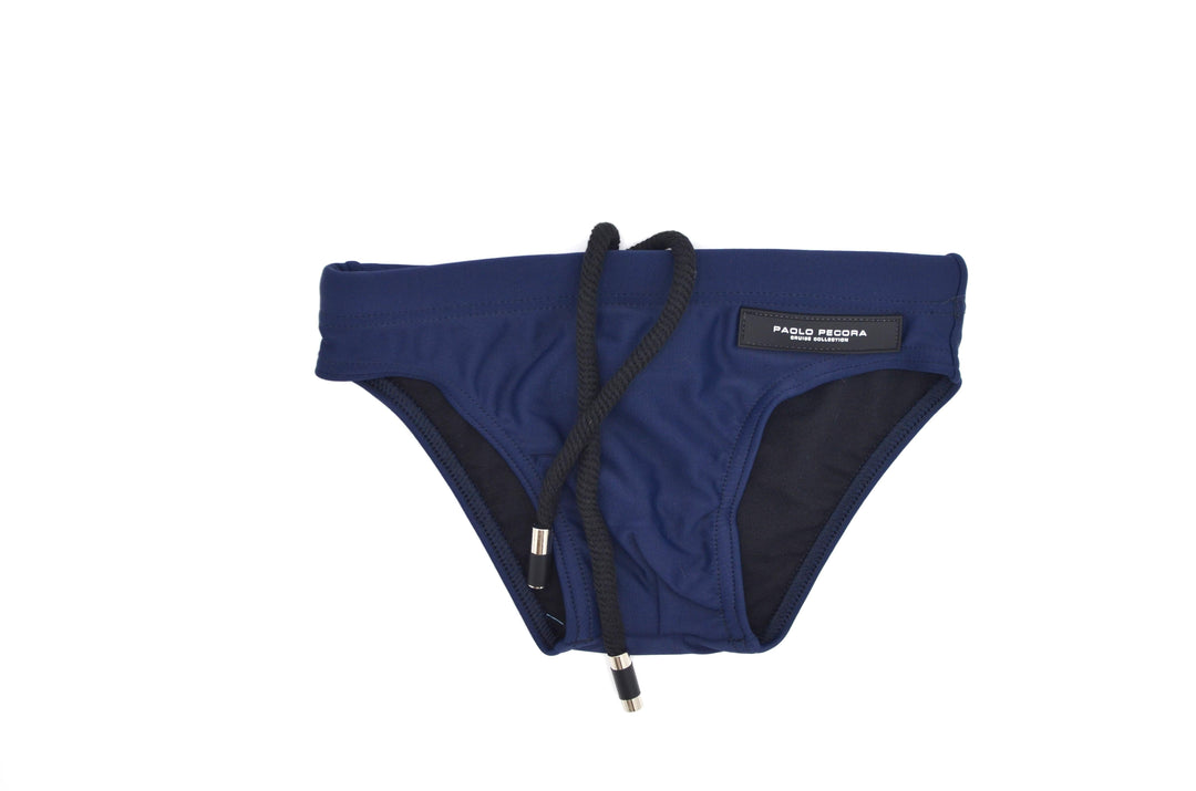 Slip mare blu con logo Paolo Pecora PP2003 BL Paolo Pecora 