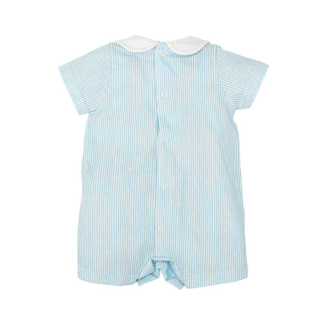 Pagliaccetto in cotone a righe con colletto 32223 BT BABIDU 
