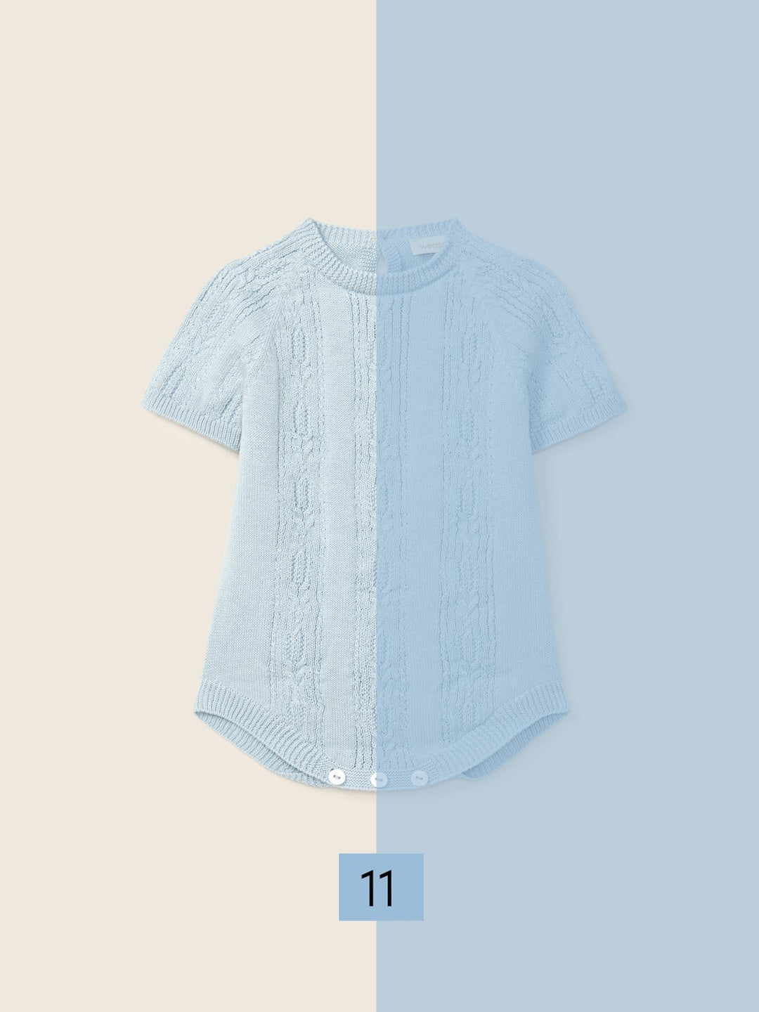 Pagliaccetto in filo traforato 03305A 11 WEDOBLE 