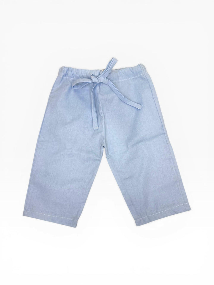 Pantalaccio in cotone celeste MATTIA 77 Mantì 