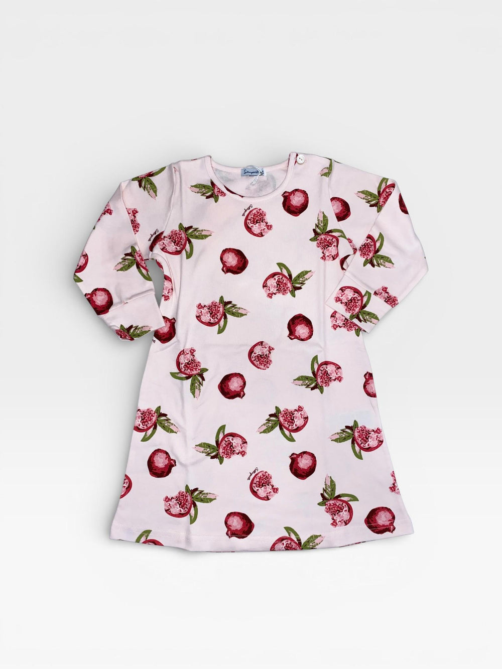 Camicia da notte in caldo cotone con stampa melograni 1932I00 804 SOTTOCOPERTA 