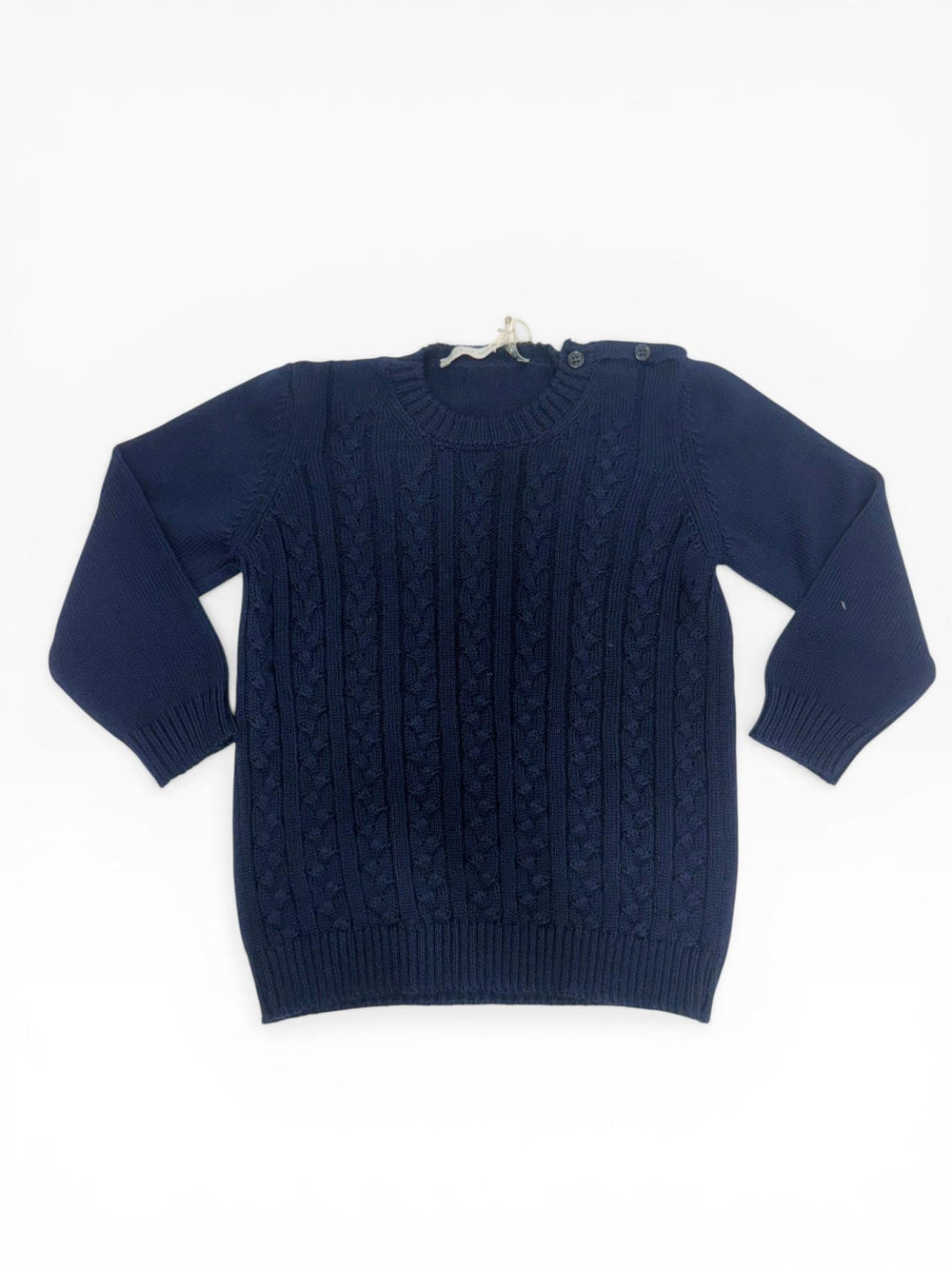 Maglione in filo a trecce neonato 33716/N B9 Per Te 