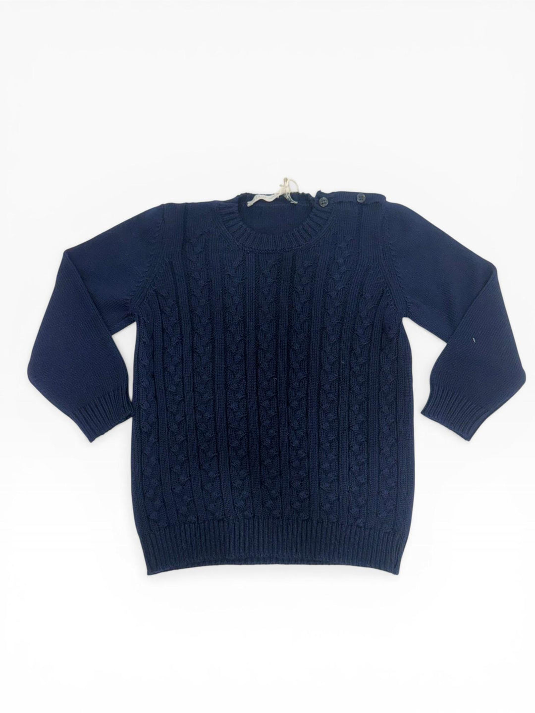 Maglione in filo a trecce neonato 33716/N B9 Per Te 