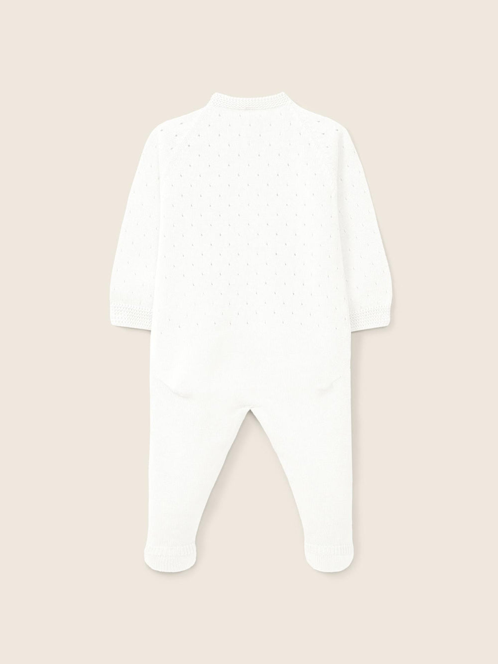 Tutina in filo traforata a maniche lunghe 01346A 03 WEDOBLE 