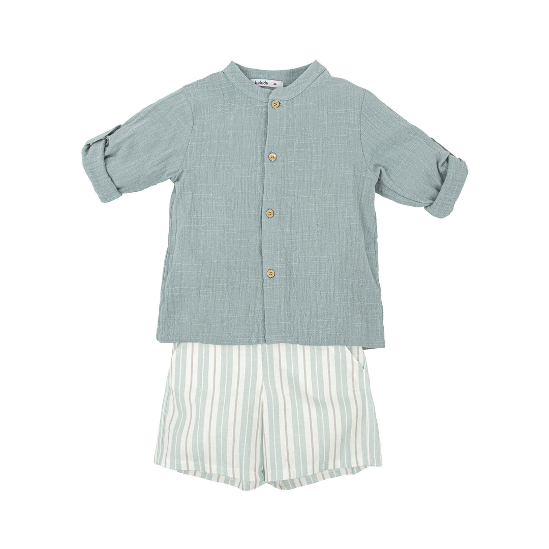 Completo in mussola e righe 41418 OT BABIDU 