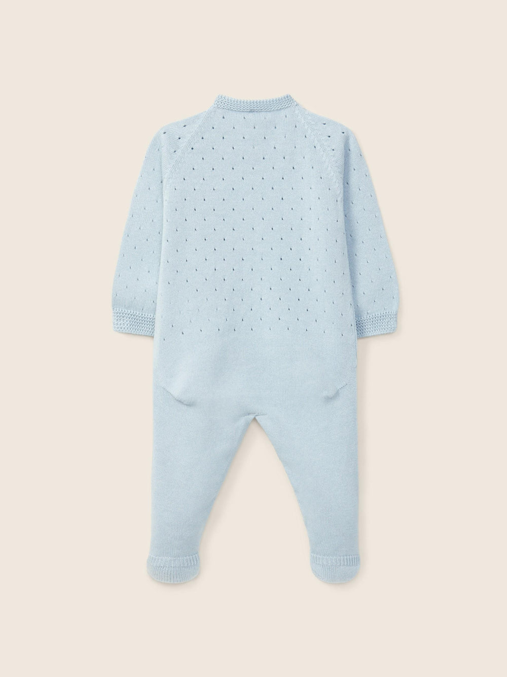 Tutina in filo traforata a maniche lunghe 01346A 11 WEDOBLE 