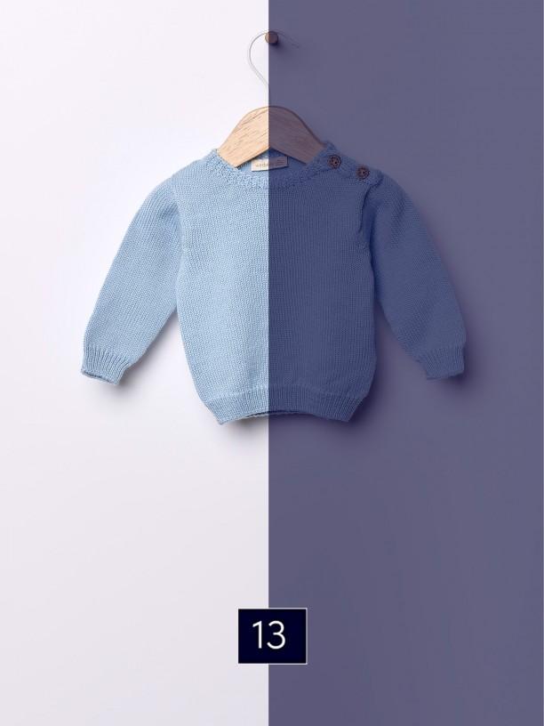 Maglione in lana merino 07301C 13 WEDOBLE 