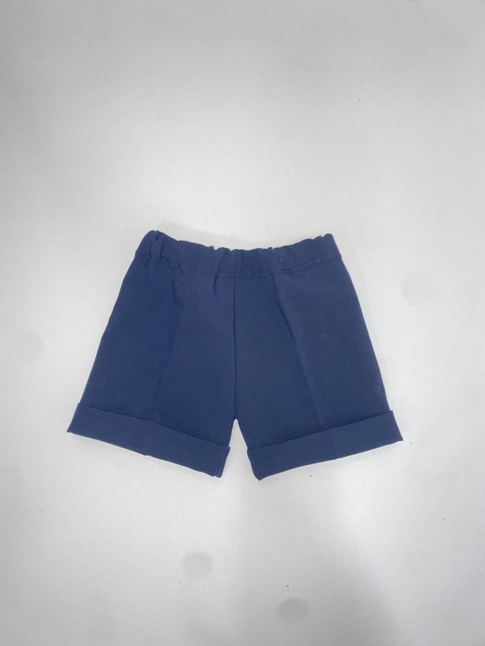 Bermuda all'Inglese in fresco lana blu NAPOLI 53 Mantì 