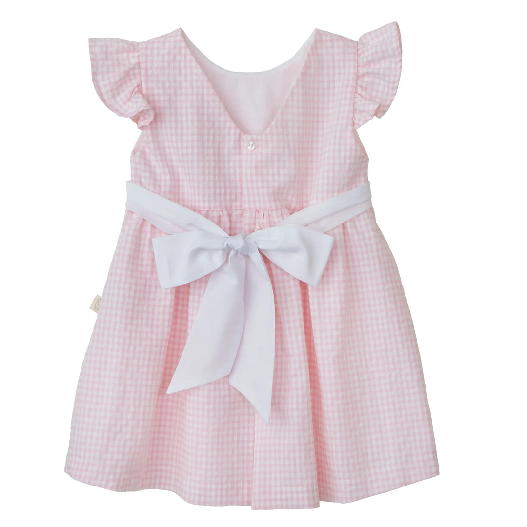 Abito vichy rosa VY86G RO Baby gi 