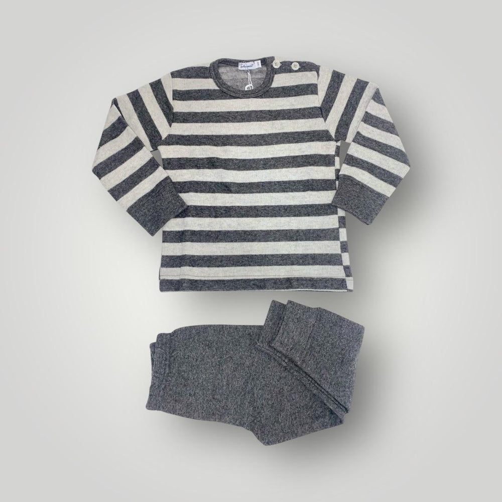 Pigiama in punto milano a righe 1525Y00 065# Sottocoperta R. 