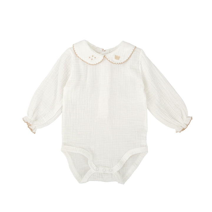 Body con colletto ricamato 1904 LA BABIDU 