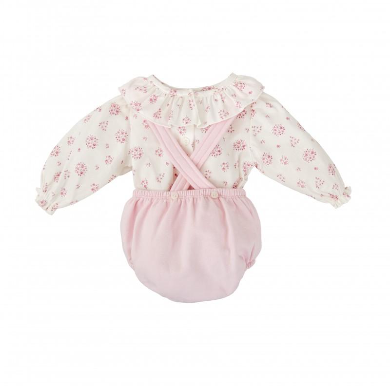 Salopette corta con camicia 41614 RO BABIDU 