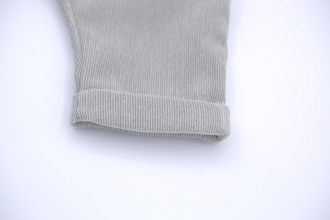Completo bianco e verde con oantalone in velluto a costine CL6781 PV Teto e Tatta 