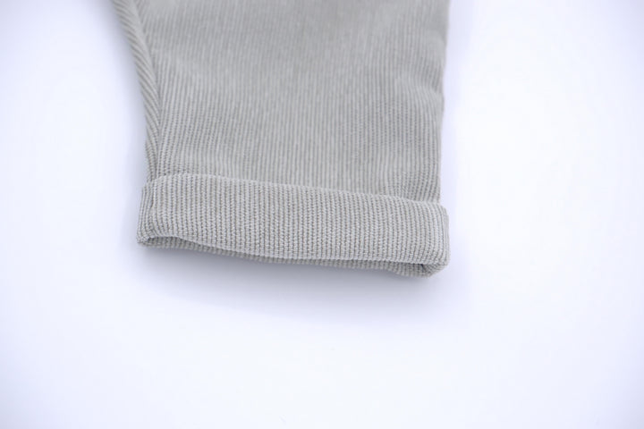 Completo bianco e verde con oantalone in velluto a costine CL6781 PV Teto e Tatta 