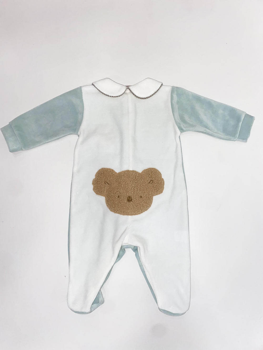 Tutina in ciniglia con dettaglio teddy TU8270 VE Teto e Tatta 