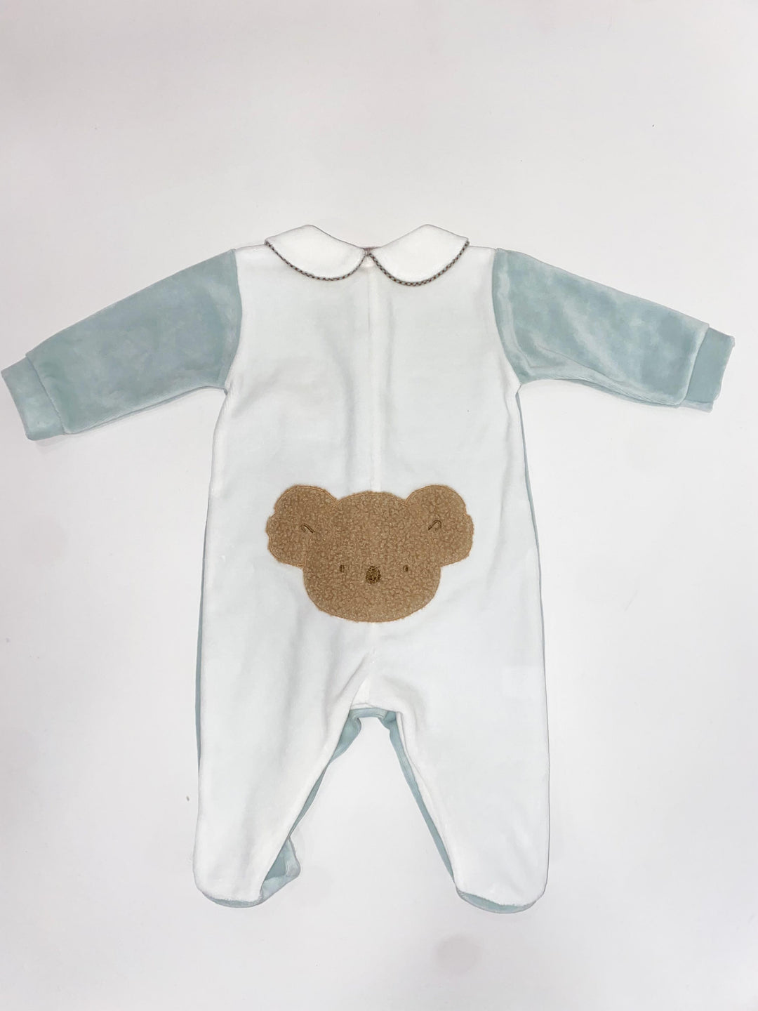 Tutina in ciniglia con dettaglio teddy TU8270 VE Teto e Tatta 