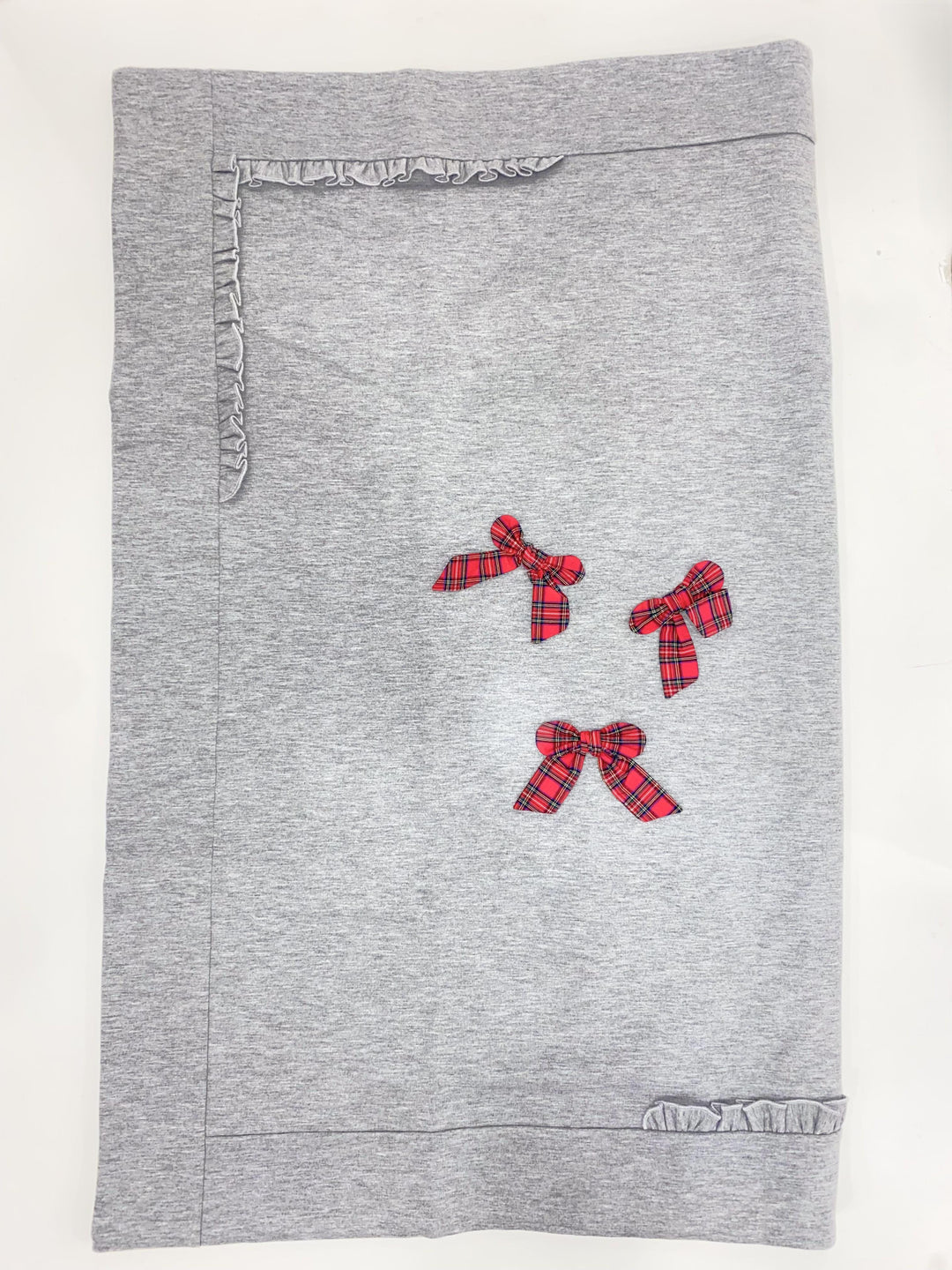 Copertina in caldo cotone con fiocchi scozzesi 9069 GRS PERDIPIU' 